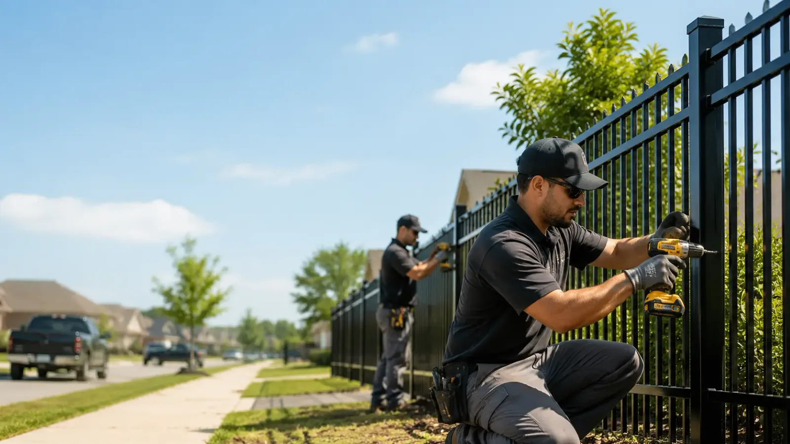 Metal Fence Installation in Buffalo, TX